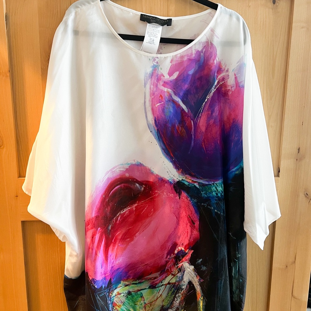 Marina Rinaldi silk top